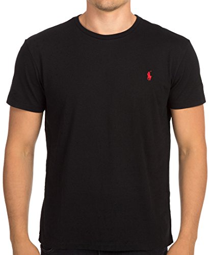 Polo Ralph Lauren Men’s Crew Neck T-Shirt (X-Large, Black)