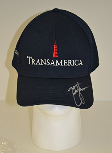 Zach Johnson signed official TransAmerica Golf Hat