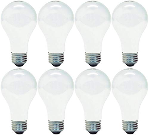 GE Lighting 66248 Soft White 53-Watt, 890-Lumen A19 Light Bulb with Medium Base, 8-Pack