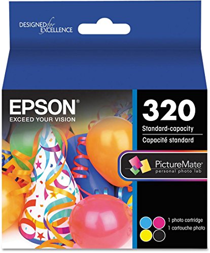 EPSON T320 Standard Capacity Magenta (T320) for select Epson PictureMate Printers, Cyan