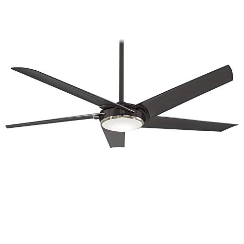 Minka-Aire F617L-GM Raptor 60 Inch LED Ceiling Fan with DC Motor and Integrated 16W LED Light in Gun Metal Finish