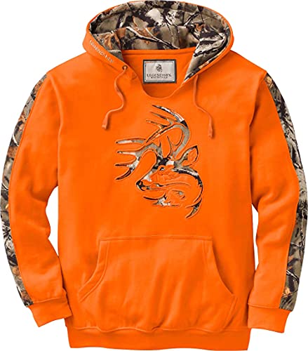 Legendary Whitetails Men’s Camo Outfitter Hoodie, Inferno, X-Large