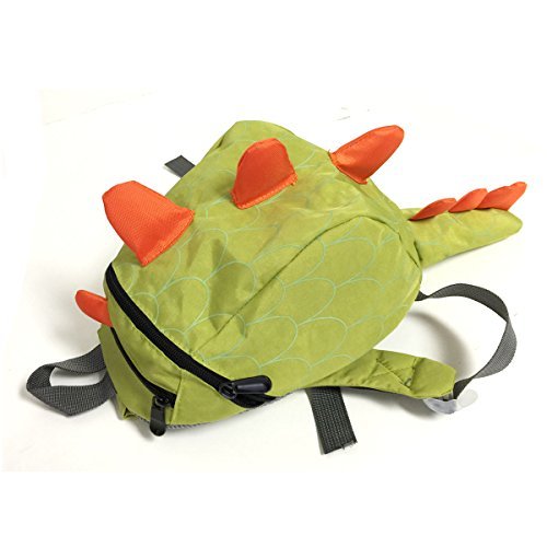 Bowbear Toddler Kids Preschool Dinosaur Backpack, Green