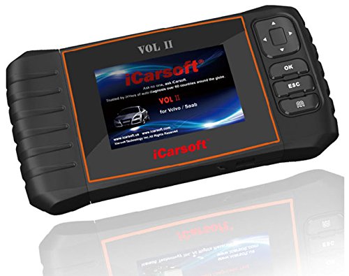 iCarsoft VOL II OBDII Diagnostic Tool for Volvo Saab Multi Systems, SRS ABS Engine Oil Reset, EPB