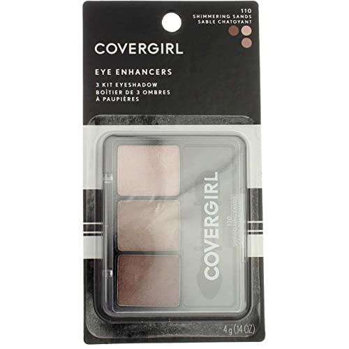 Covergirl Eye Enhancers Quick-Kit-Trio Shadow 110 Shimmering Sands, 0.14 Ounce