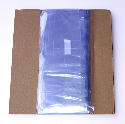 Clear Shrink Wrap Bag Tubing – Flat Tube PVC – Low Heat Shrink Film – 100 Ft, 100 Gauge (5 inch Wide)