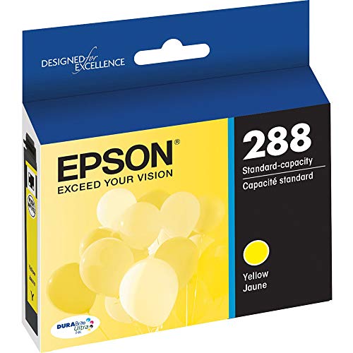 EPSON T288 DURABrite Ultra -Ink Standard Capacity Yellow -Cartridge (T288420-S) for select Epson Expression Printers