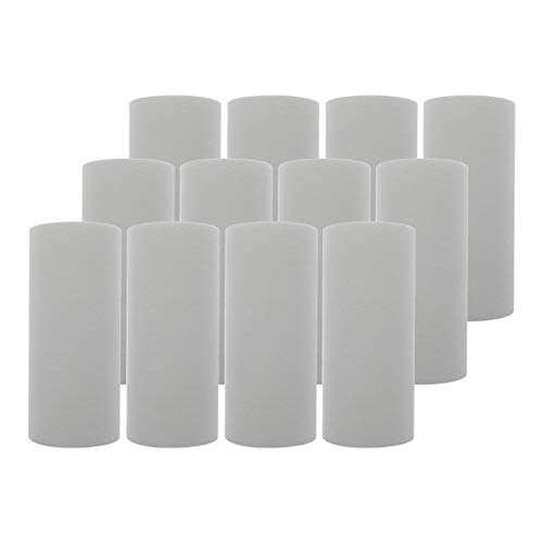 Tier1 10 Micron 10 Inch x 4.5 Inch | 12-Pack Spun Wound Polypropylene Whole House Sediment Water Filter Replacement Cartridge | Compatible with Hydronix SDC-45-1010, SDF-45-1010, Home Water Filter