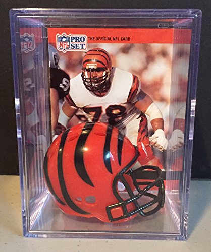 Cincinnati Bengals NFL Draft Helmet Shadowbox w/ Anthony Munoz card