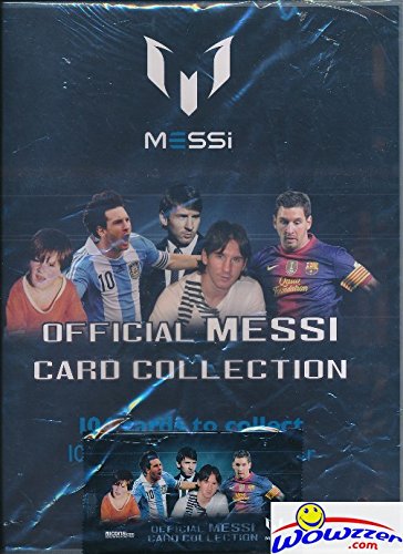 Lionel Messi Official Card Collection Starter Kit with Collectors Binder that holds up to 126 Cards! Includes Foil Pack to Start your Collection & A Chance to Win Messi Match-Worn Shirt worth $15,000!