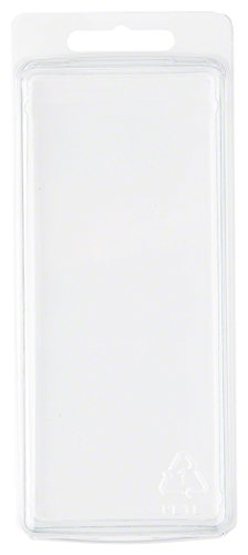 Collecting Warehouse Clear Plastic Clamshell Package/Storage Container, 5.375″ H x 2.25″ W x 1.25″ D, Pack of 25