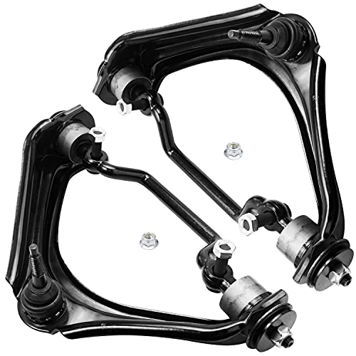 Detroit Axle – Front Upper Control Arm w/Ball Joint Assemblies Replacement for Ford Explorer Mercury Mountaineer Lincoln Aviator – 2pc Set