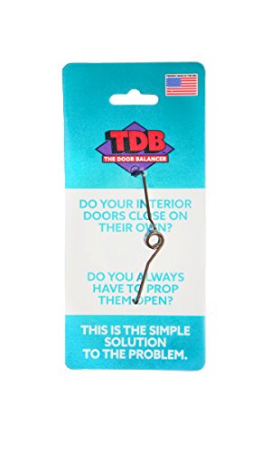 The Door Balancer Eliminates The Need for Door Props, Door Stops and Door Wedges