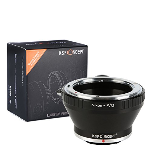 K&F Concept Lens Mount Adapter with Tripod for Nikon AI AI-S F Lens to Pentax Q-S1 Q10 Q7 Q DSLR Camera Camera Body