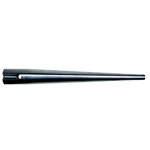 Klein Tools 3259TTS Broad-Head Bull Pin Made of Forged, Heat-Treaded Steel With Black Finish and Tether Hole, 1-5/16-Inch