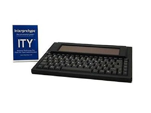 ITY Interpretype Portable Single-User Keyboard and Screen The Communicator for the Deaf