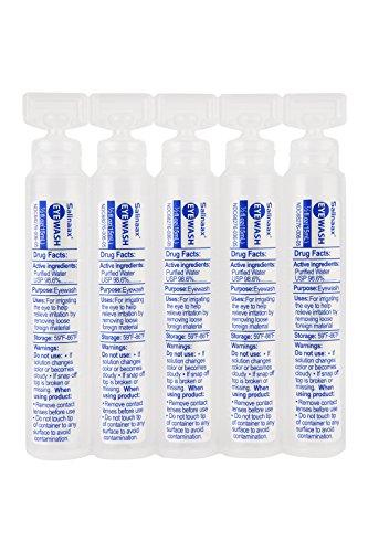 Salinaax Sterile Eyewash Solutions – Various Sizes (1/2-ounce)