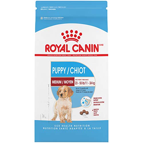 Royal Canin Medium Puppy Dry Dog Food, 17 lb bag