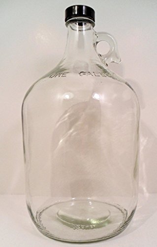 BanKhok – HOZQ8-404 Glass Water Bottle Includes 38 mm, Polyseal Cap, 1 gal