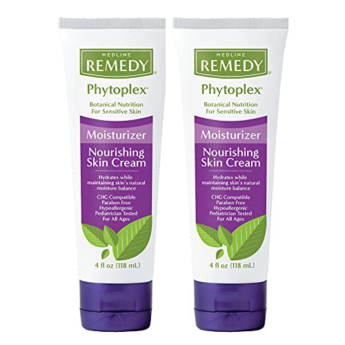 Medline Remedy Phytoplex Nourishing Skin Cream Moisturizer, 4 Fl. Oz (Pack of 2)