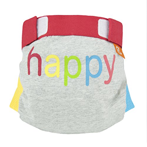 Gdiapers Happy Gpants Baby Diapers, Heather Gray, Medium