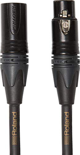 Roland Gold Series Neutrik XLR Microphone Cable, 15-Feet