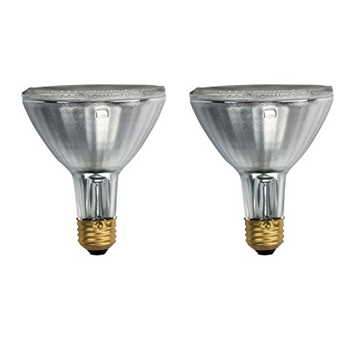 Philips 419747 EcoVantage PAR30 Long Neck 39 Watt (50 Watt Equivalent) 25 Degree Halogen Flood Light Bulb (2 Pack)