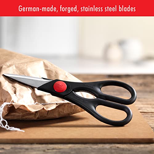 ZWILLING Twin Kitchen Shears, Multi-Purpose, Bottle Opener, Dishwasher Safe, Heavy Duty, Forged Stainless Steel Blades, Black | The Storepaperoomates Retail Market - Fast Affordable Shopping