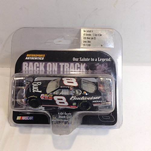 Dale Earnhardt Jr #8 Black Bud Budweiser Hall of Fame Tribute Talladega 3 Days of Dale Motorsports Authentics (Action Racing) 1/64 Scale