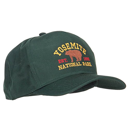 Yosemite National Park Gold Embroidered Cap – Dark Green OSFM | The Storepaperoomates Retail Market - Fast Affordable Shopping