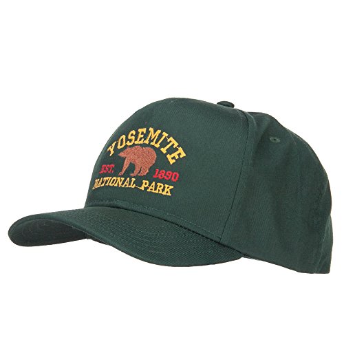 Yosemite National Park Gold Embroidered Cap – Dark Green OSFM | The Storepaperoomates Retail Market - Fast Affordable Shopping