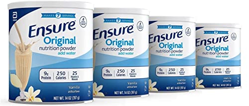 Ensure Original Nutrition Powder, Vanilla 14 Ounces (Value Pack of 4)