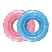 KONG – Puppy Tires – Soft Rubber Chew Toy and Treat Dispenser (Assorted Colors) – for Small Puppies