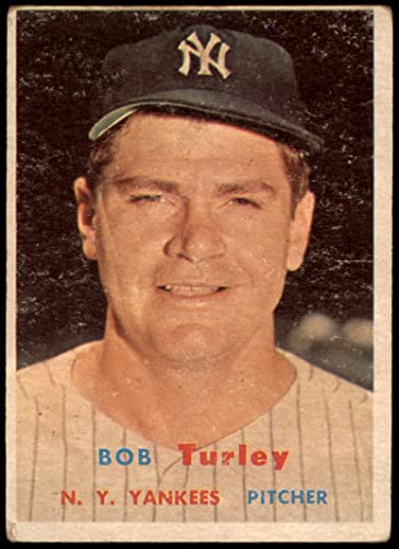 1957 Topps # 264 Bob Turley New York Yankees (Baseball Card) FAIR Yankees