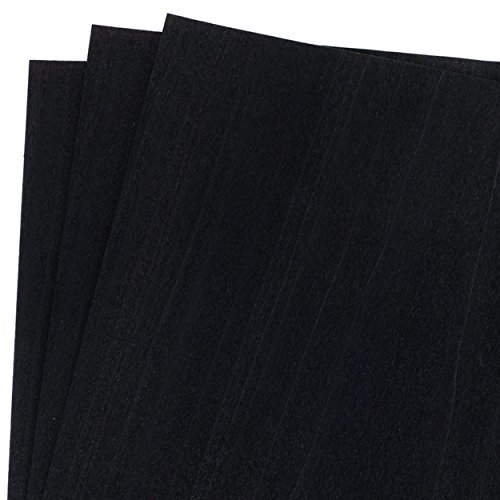Dyed Black Veneer, 12″ x 12″, 3-Piece