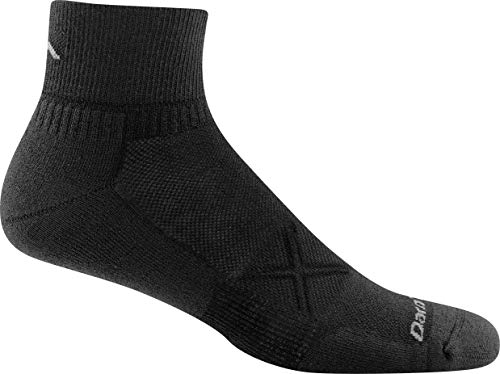 Darn Tough Men’s Vertex No Show Tab Ultra Light Cushion Running Socks Black Size X-Large