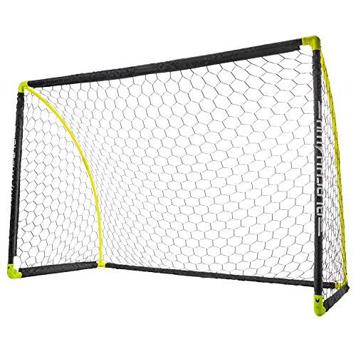 Franklin Sports Portable Soccer Goal – Kids Backyard Soccer Net – 6 x 4 Foot – All-Weather, Durable, Easy Storage – Blackhawk Goal