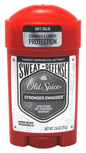 Old Spice Anti-Perspirant 2.6 Ounce Stronger Swag Soft Solid (76ml) (6 Pack)