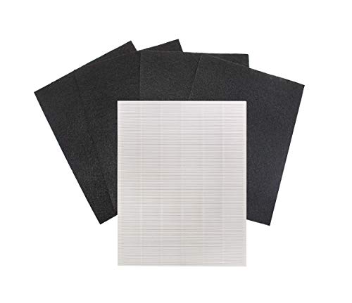 LifeSupplyUSA Replacement True HEPA Includes 4 Replacement Carbon Filters Compatible with Winix 115115 Size 21