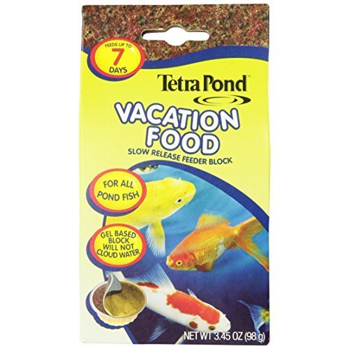 TetraPond 16477 Vacation Food Slow Release Feeder Block, 3.45 Ounce [2-Pack]