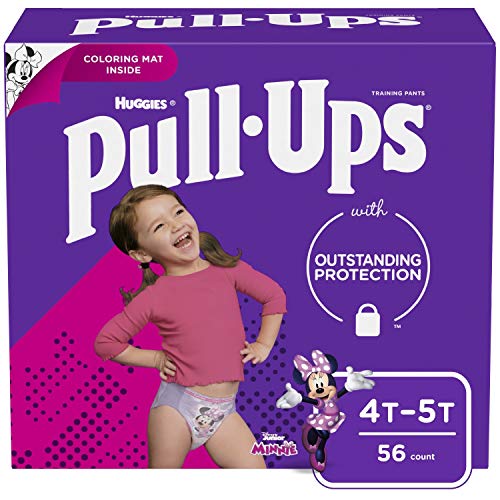 PULL-UPS Learning Designs Training Pants for Girls, 4t-5t, 56 Count