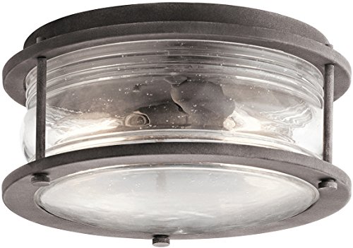 Kichler 49669WZC Two Light Outdoor Ceiling Mount