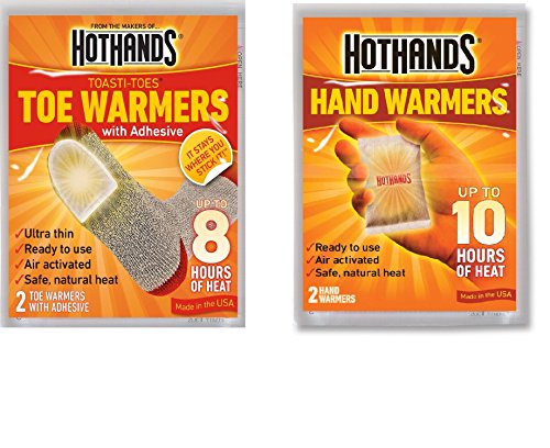 HotHands Value Packs: Bonus Package 10 Hand Warmers | 10 Toe Warmers
