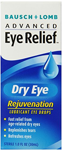 Eye Drops by Bausch & Lomb, for Dry Eyes & Redness Relief, 30 mL