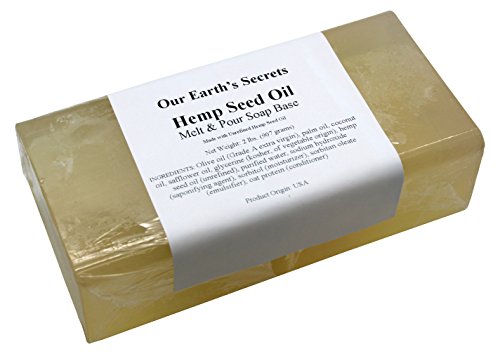Hemp Seed – 2 Lbs Melt and Pour Soap Base – Our Earth’s Secrets