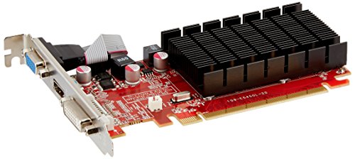 VisionTek Radeon 5450 2GB DDR3 (DVI-I, HDMI, VGA) Graphics Card – 900861,Black/Red