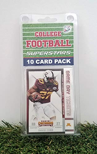 Minnesota Golden Gophers- (10) Card Pack College Football Different Gopher Superstars Starter Kit! Comes in Souvenir Case! Great Mix of Modern & Vintage Players for the Super Gophers Fan! By 3bros