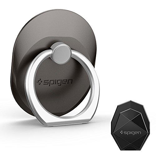 Spigen Style Ring Cell Phone Ring Phone Grip/Stand/Holder for All Phones and Tablets – Space Gray