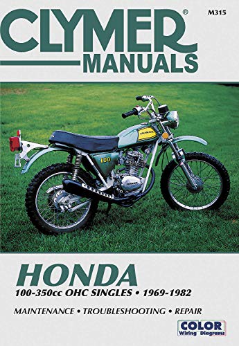 Clymer Publications Manual Hon 100 350 69 82 M315 New