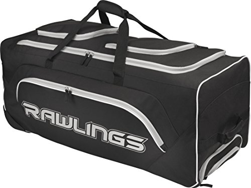 Rawlings | YADI Wheeled Catcher’s Bag | Yadier Molina Model | Baseball/Softball,Black